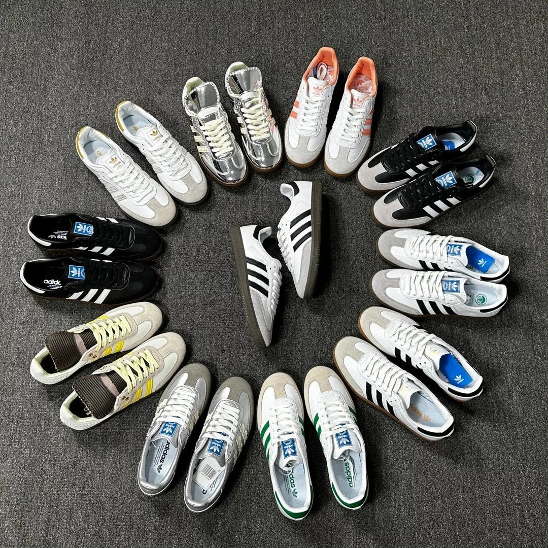 Adidas Samba White Green Sneakers