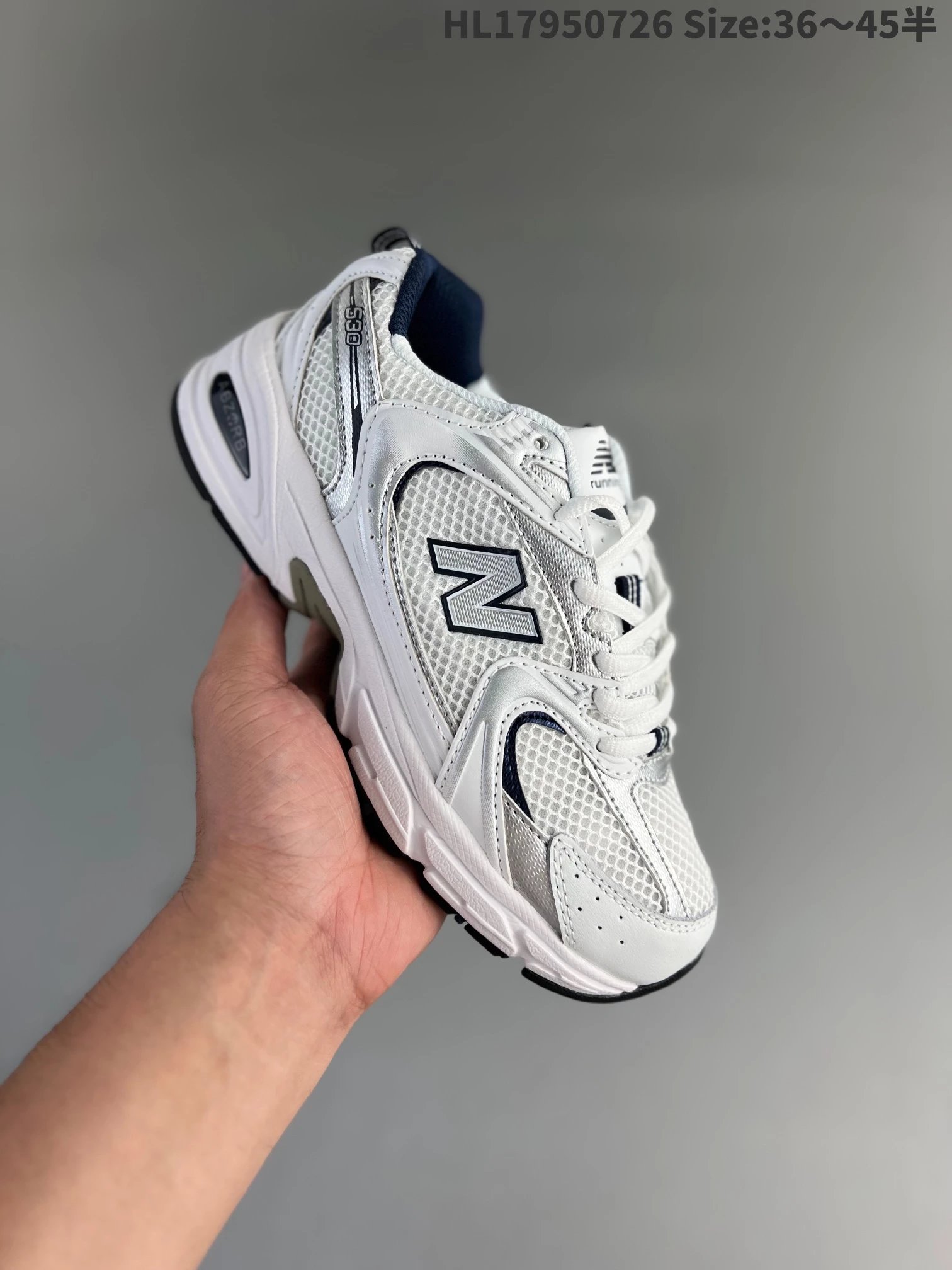 New Balance 530 White Blue Sneakers