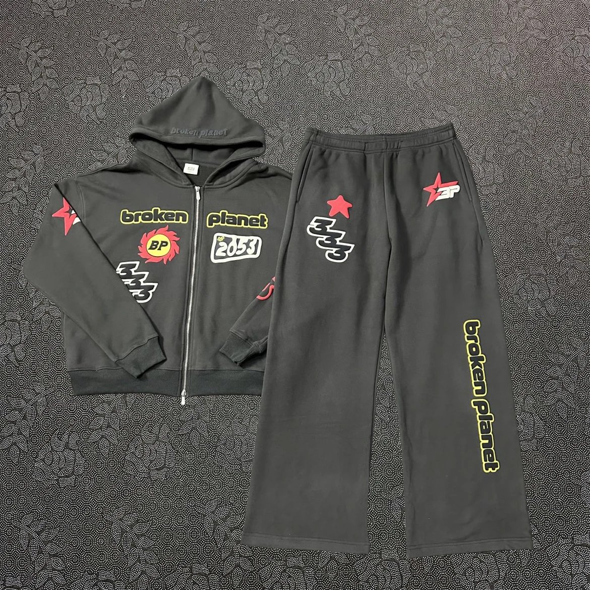 Broken Planet 2053 Zip Hoodie