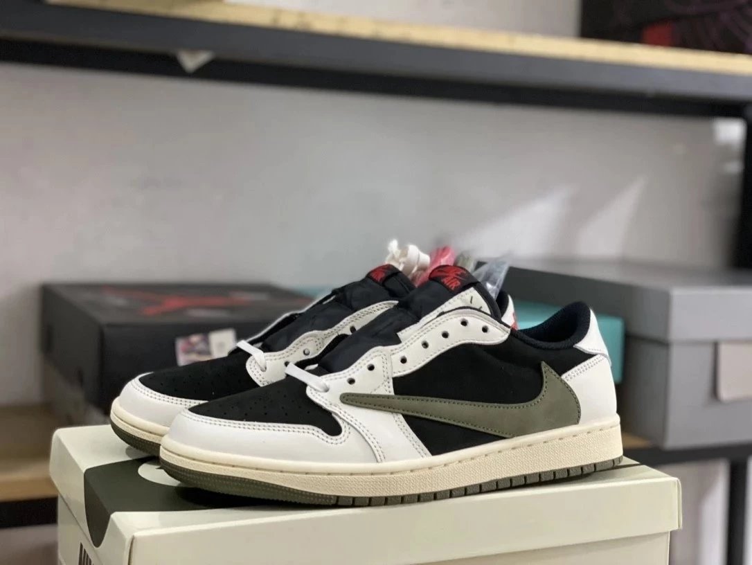 Nike Air Jordan 1 Low Golf Khaki Black