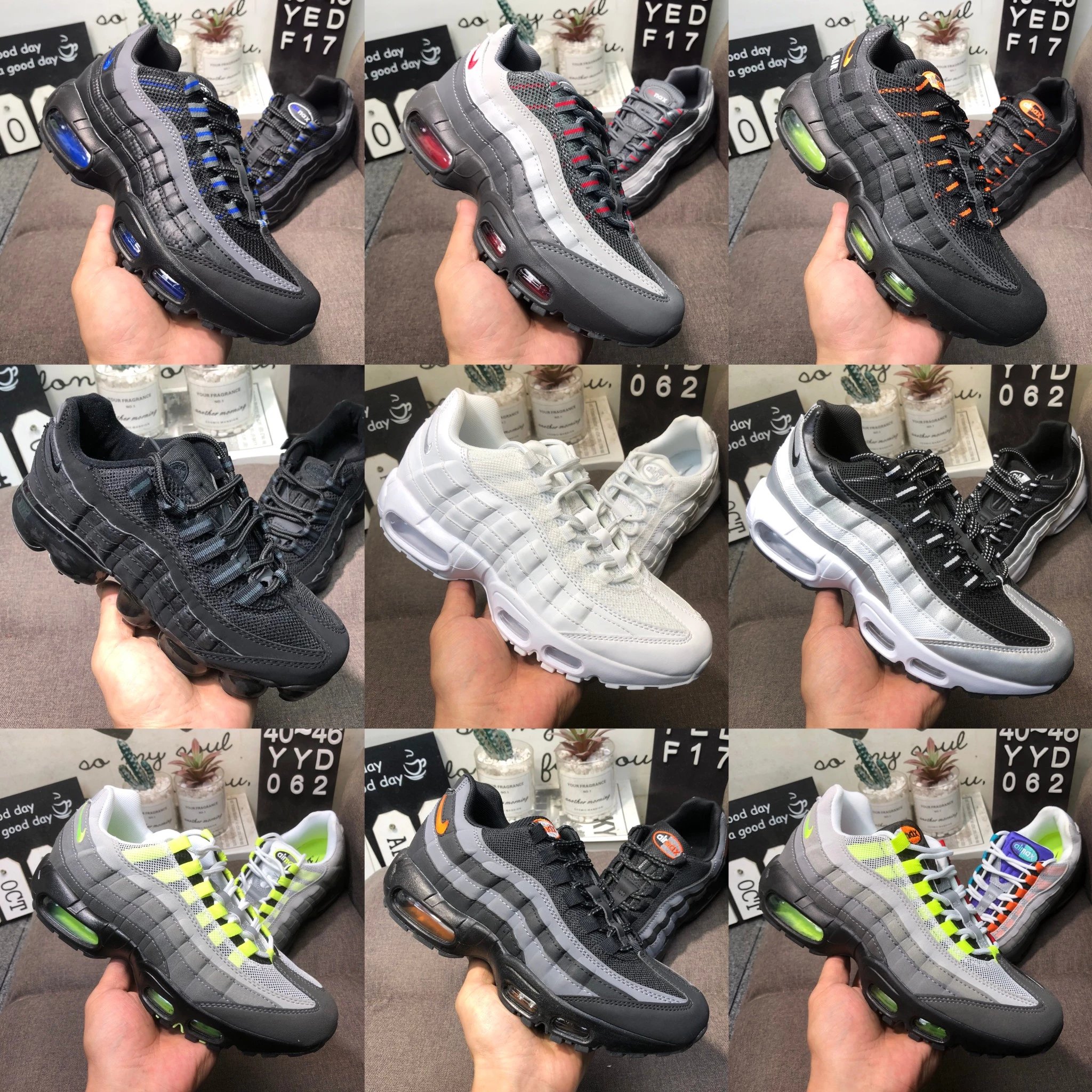 Nike Air Max 95 Black White Sneakers