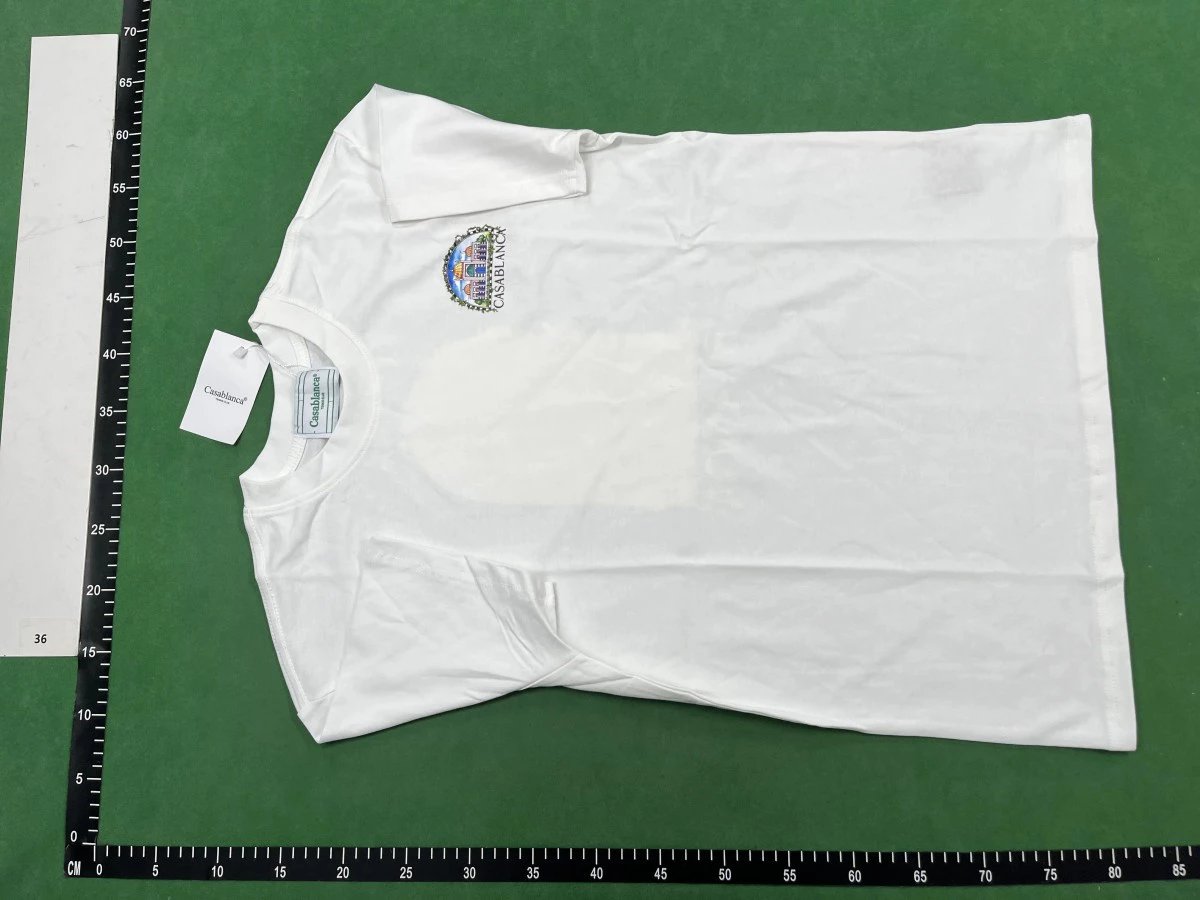 Casablanca White Cotton T-Shirt