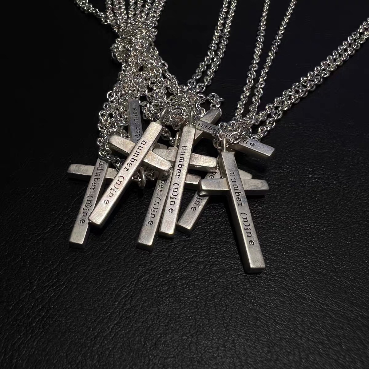 NUMBER (N)INE Cross Necklace