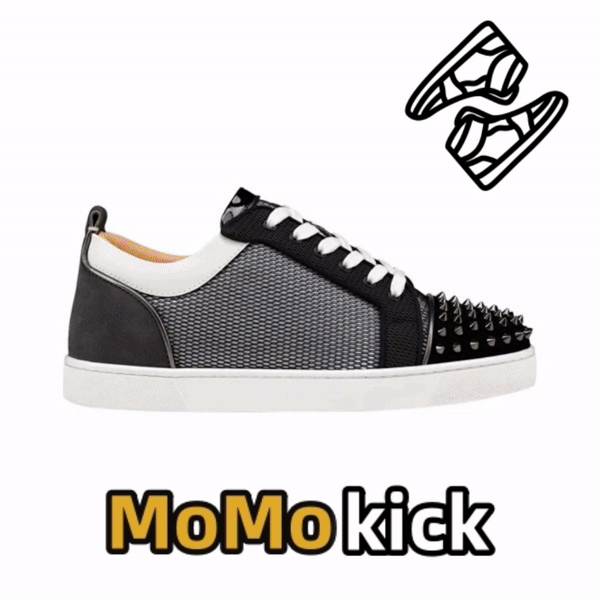 Christian Louboutin Louis Strass Leopard Moka Sneakers
