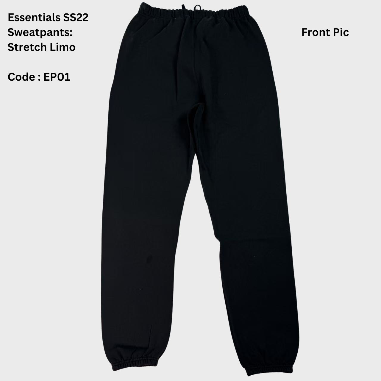Essentials Fear of God Black Sweatpants