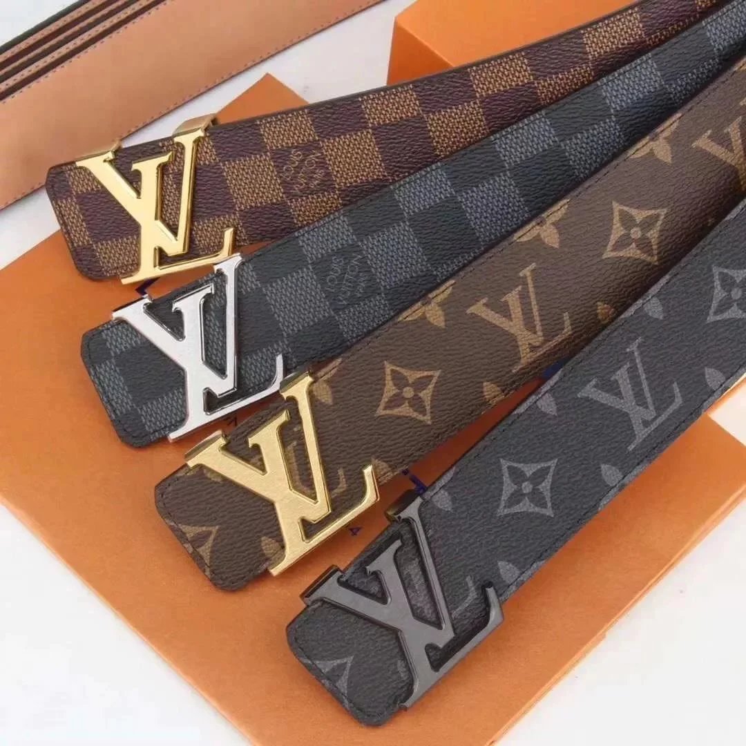 Louis Vuitton Monogram Belt Black