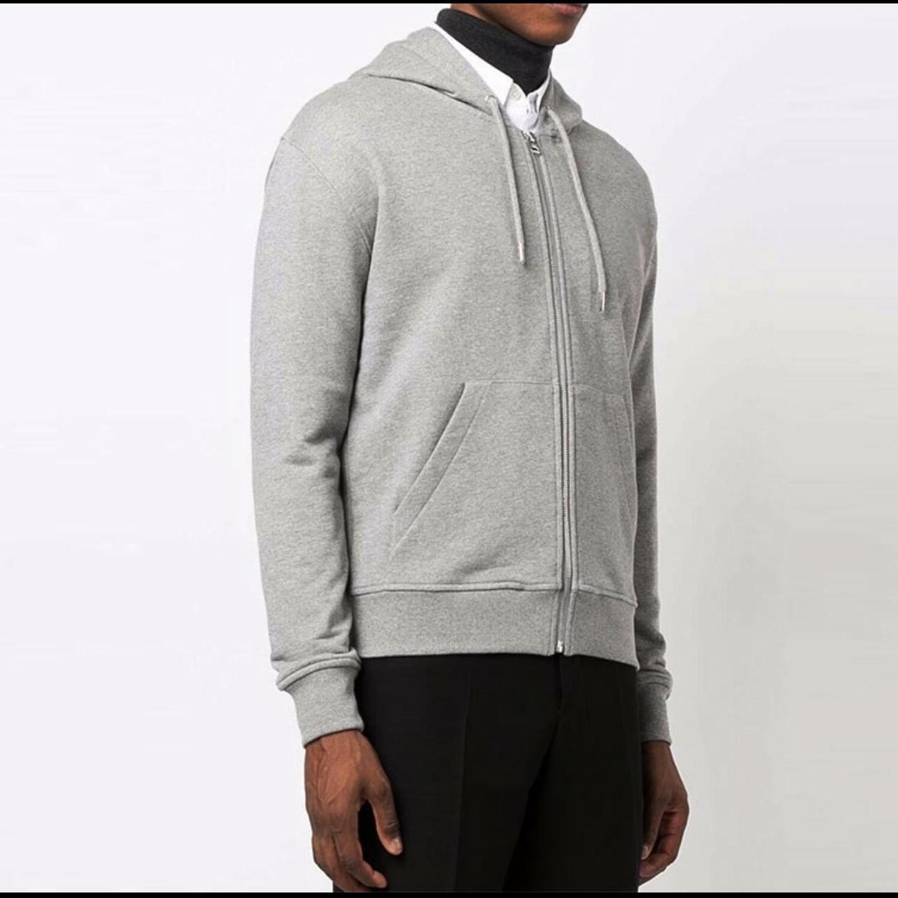 Ami Alexandre Mattiussi Grey Zip Hoodie