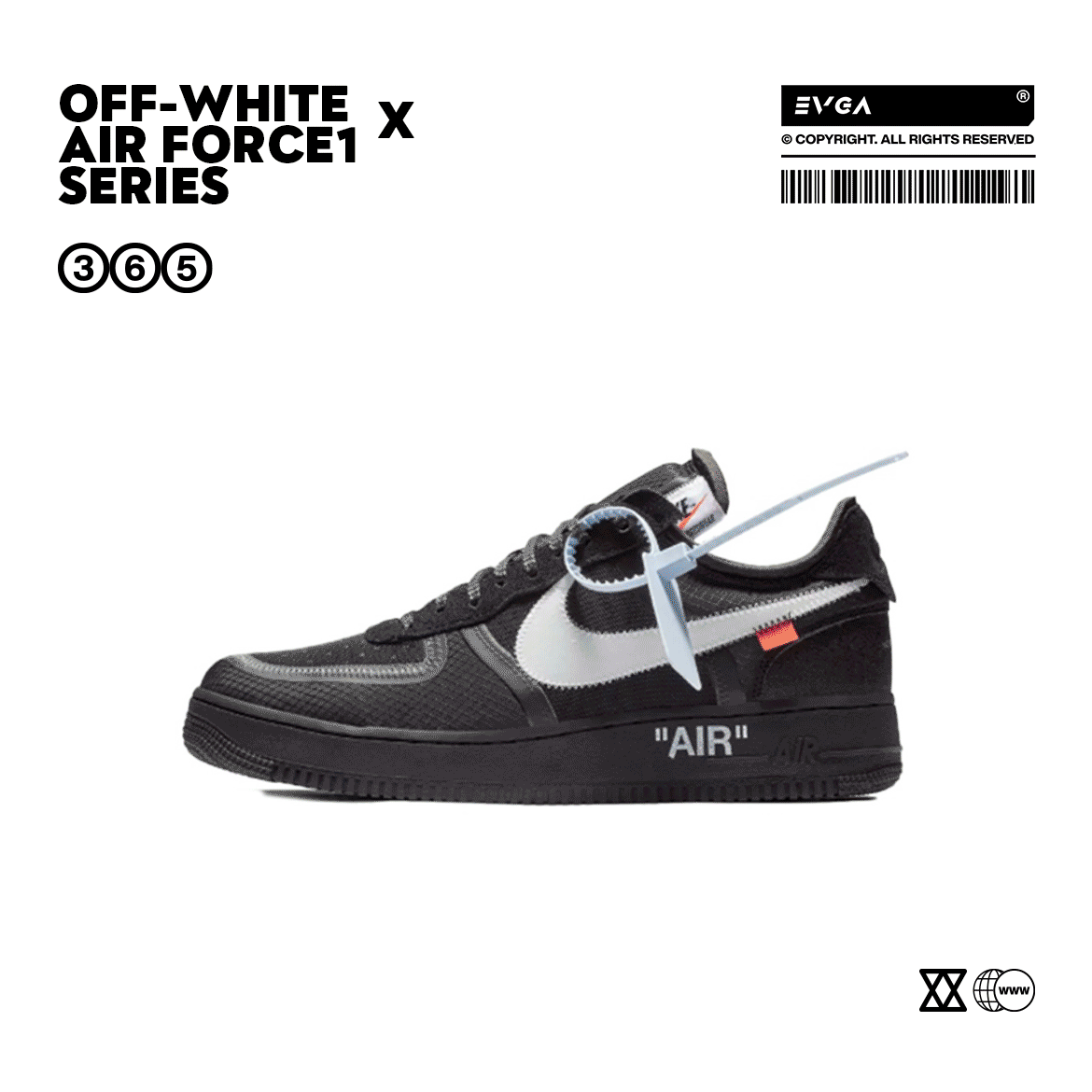 Nike Air Force 1 Low Off-White White
