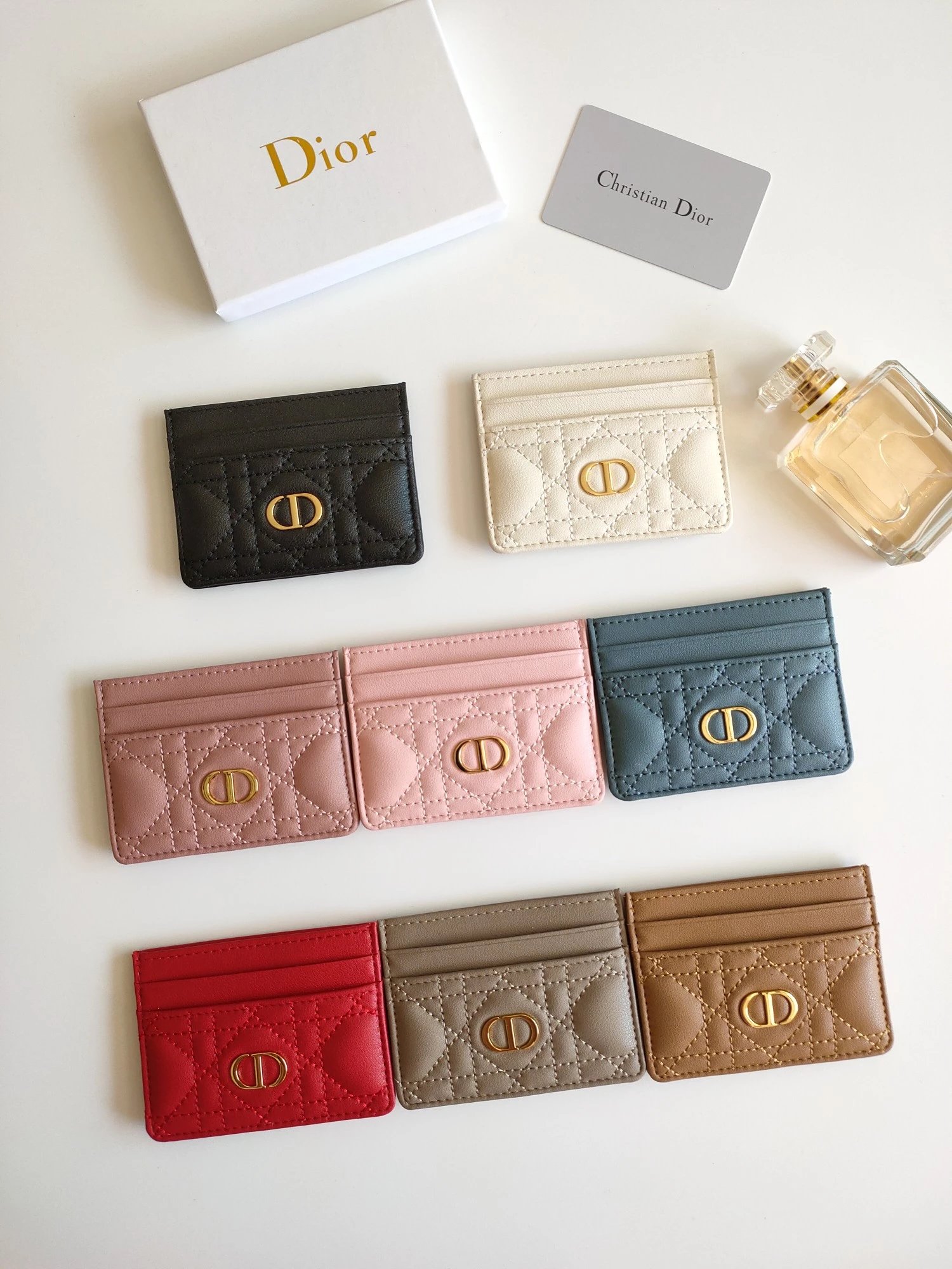 Dior CD Card Holder Pink
