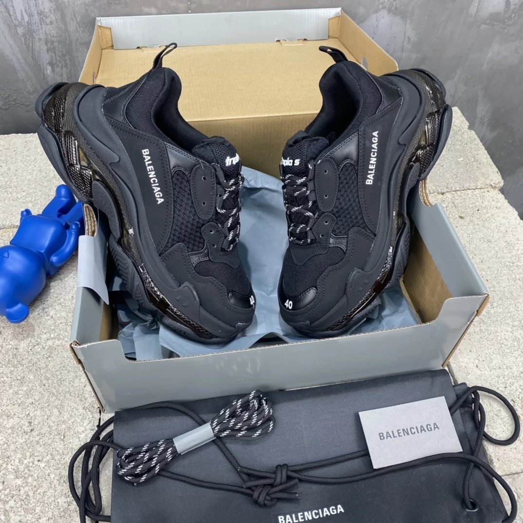 Balenciaga Triple S Sneakers Black
