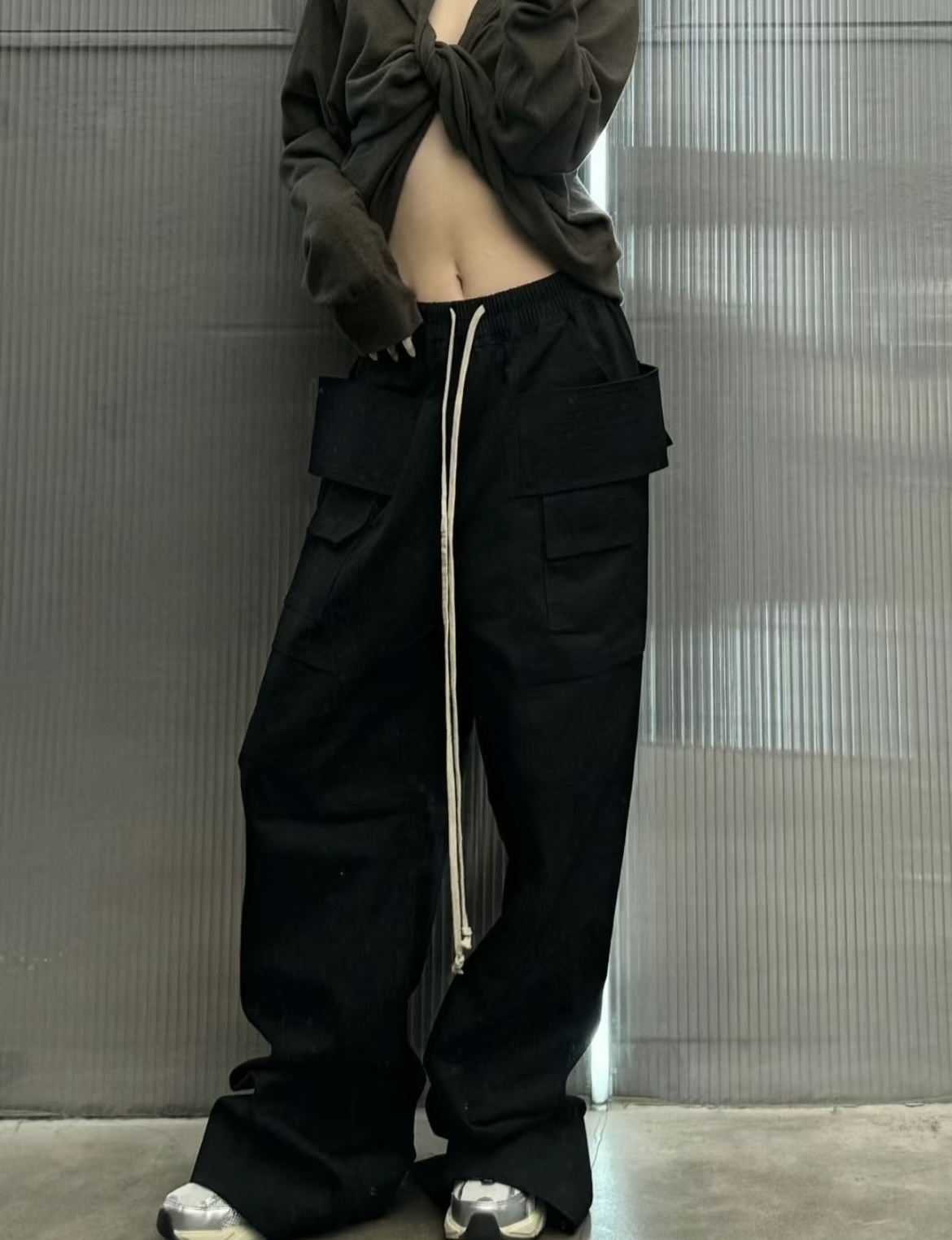 Rick Owens DRRSHLW Black Pants