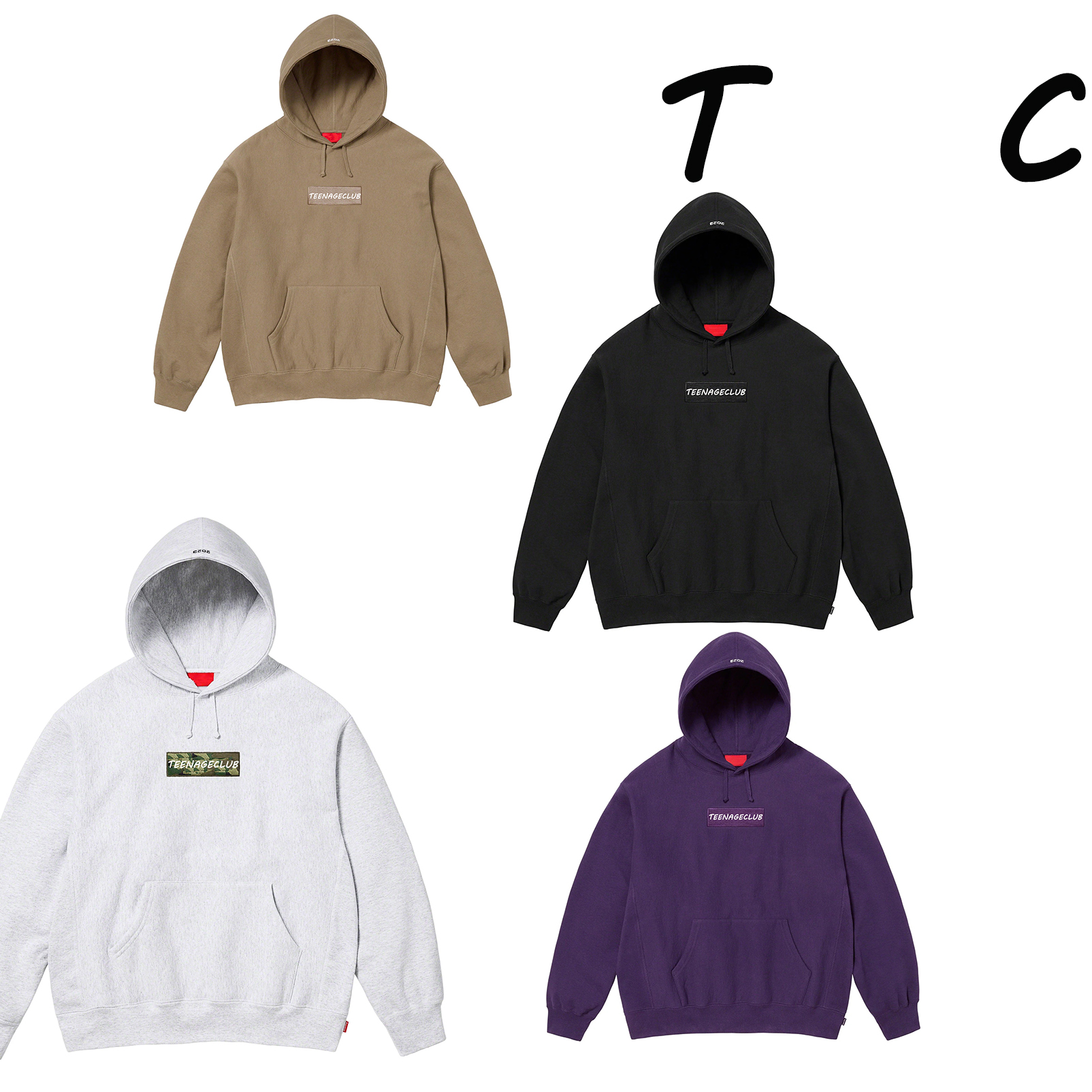 Supreme Box Logo Hoodie Purple
