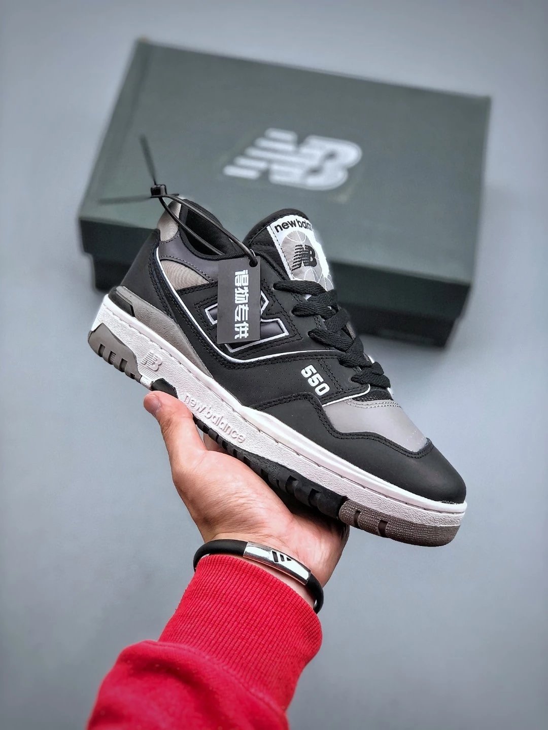 New Balance 550 White Grey Sneakers