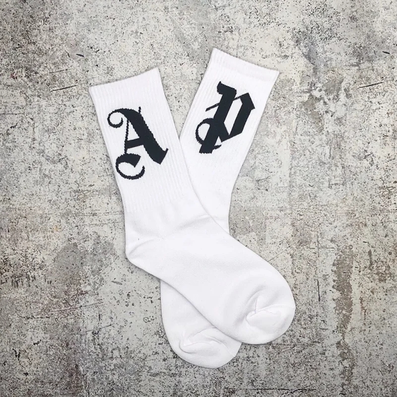 Palm Angels Logo Socks Black