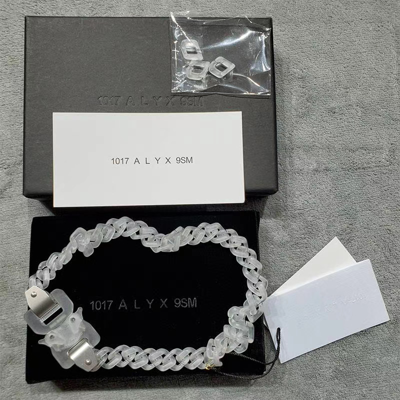 1017 ALYX 9SM Clear Chain Bracelet