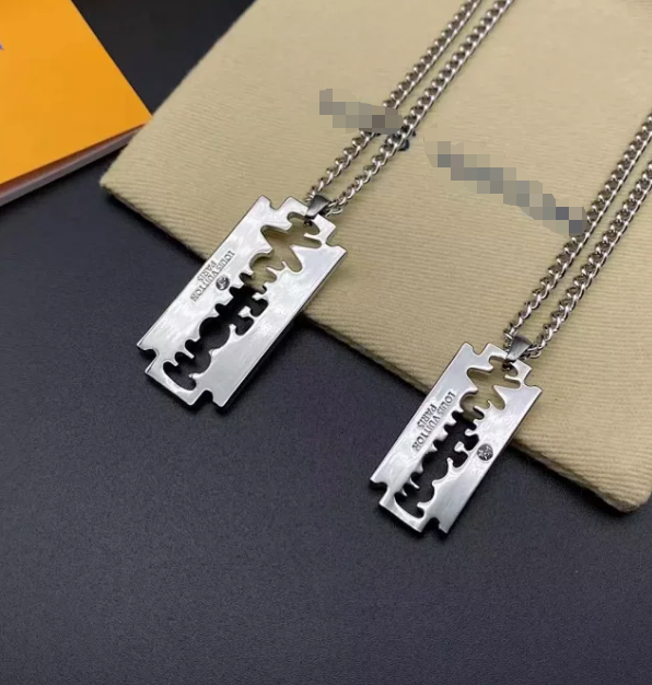 Louis Vuitton Razor Blade Necklace