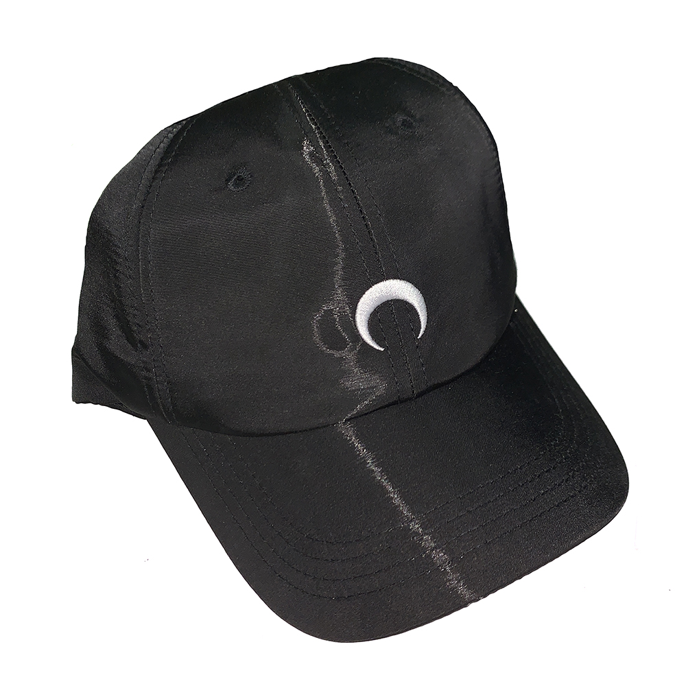 Marine Serre White Line Cap Black