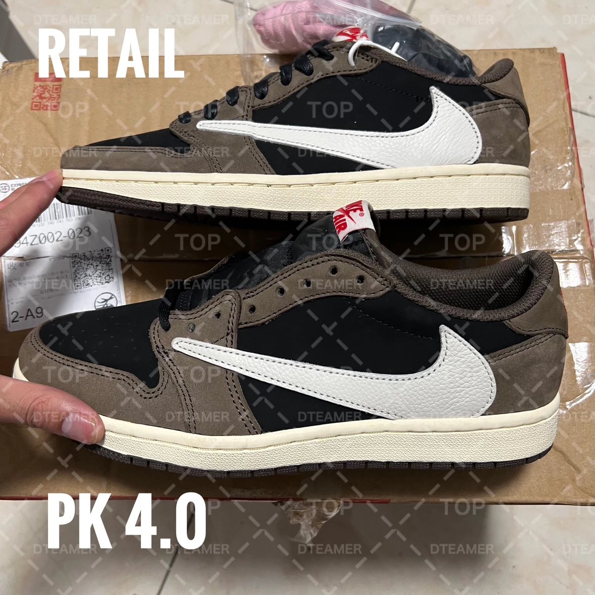 Nike Air Jordan 1 Low Travis Scott Reverse Mocha
