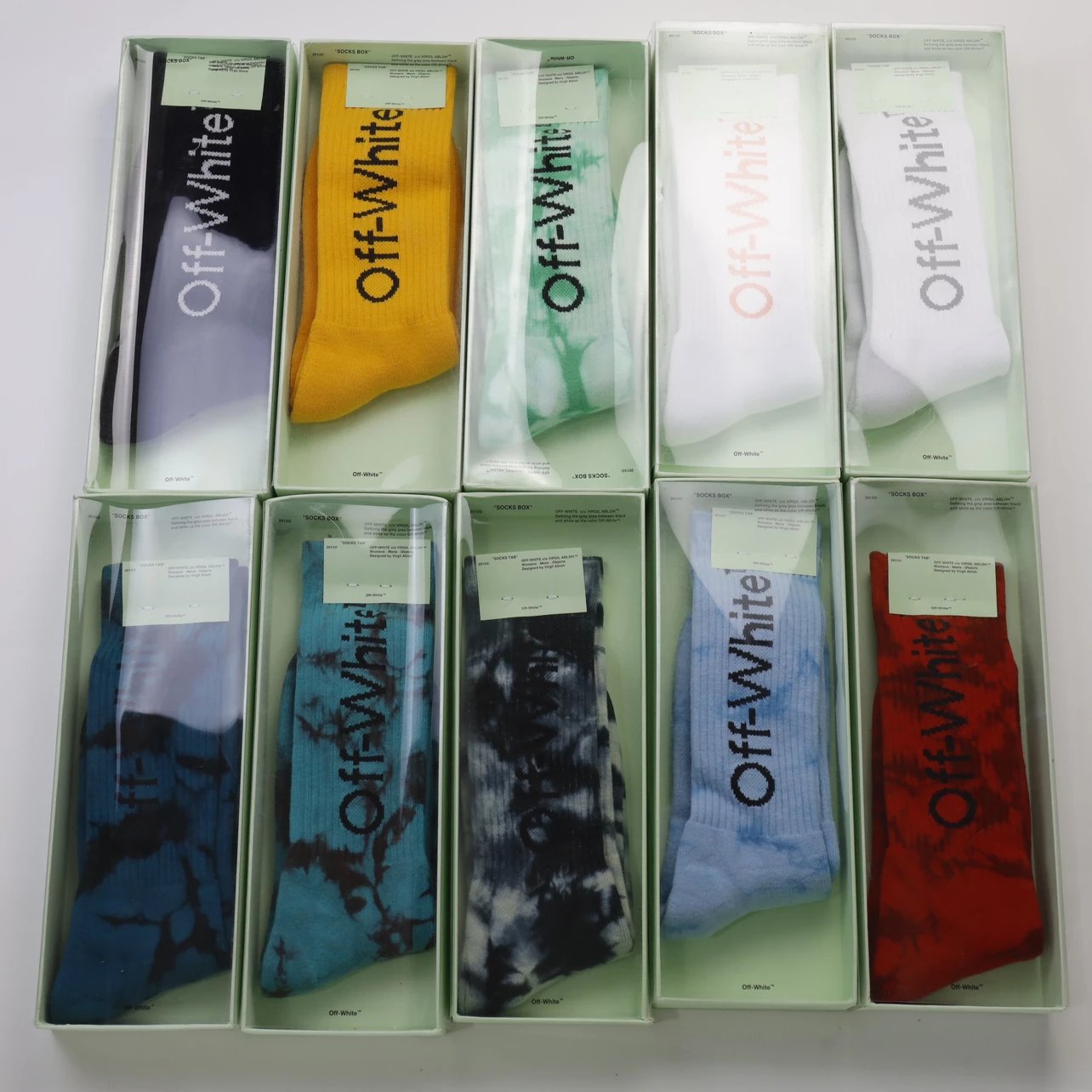 Off-White Tie Dye Socks