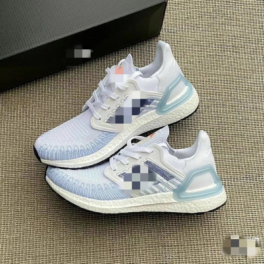 Adidas Ultraboost 20 White Blue Sneakers
