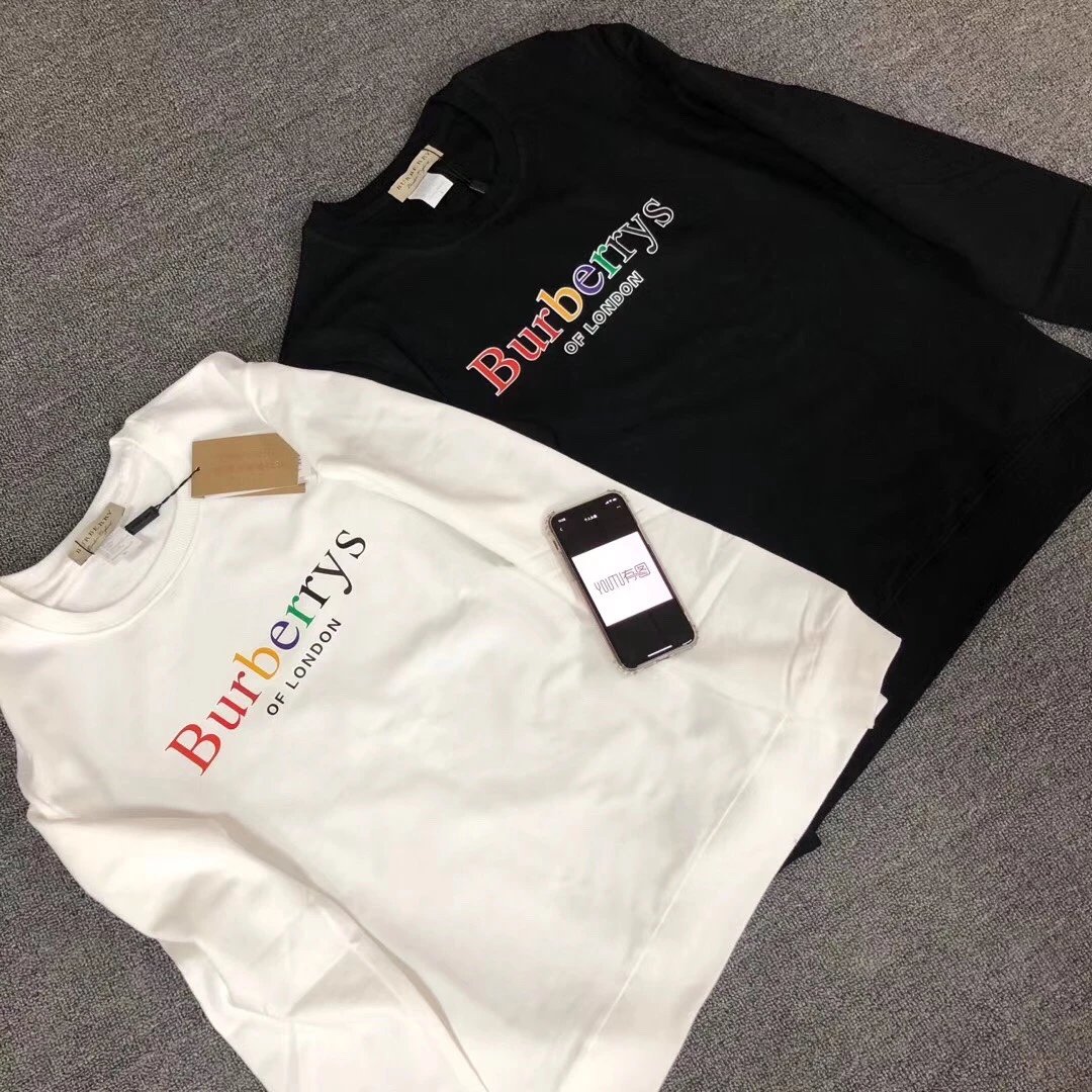 Burberry London England White Sweatshirt