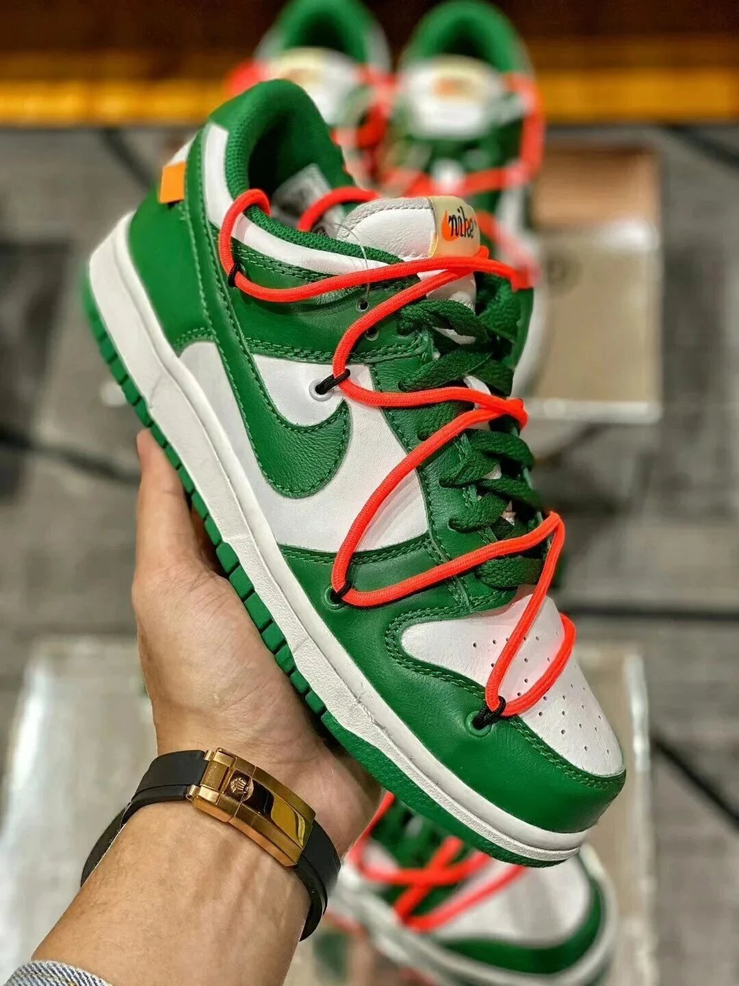 Nike Dunk Low Off-White Green White