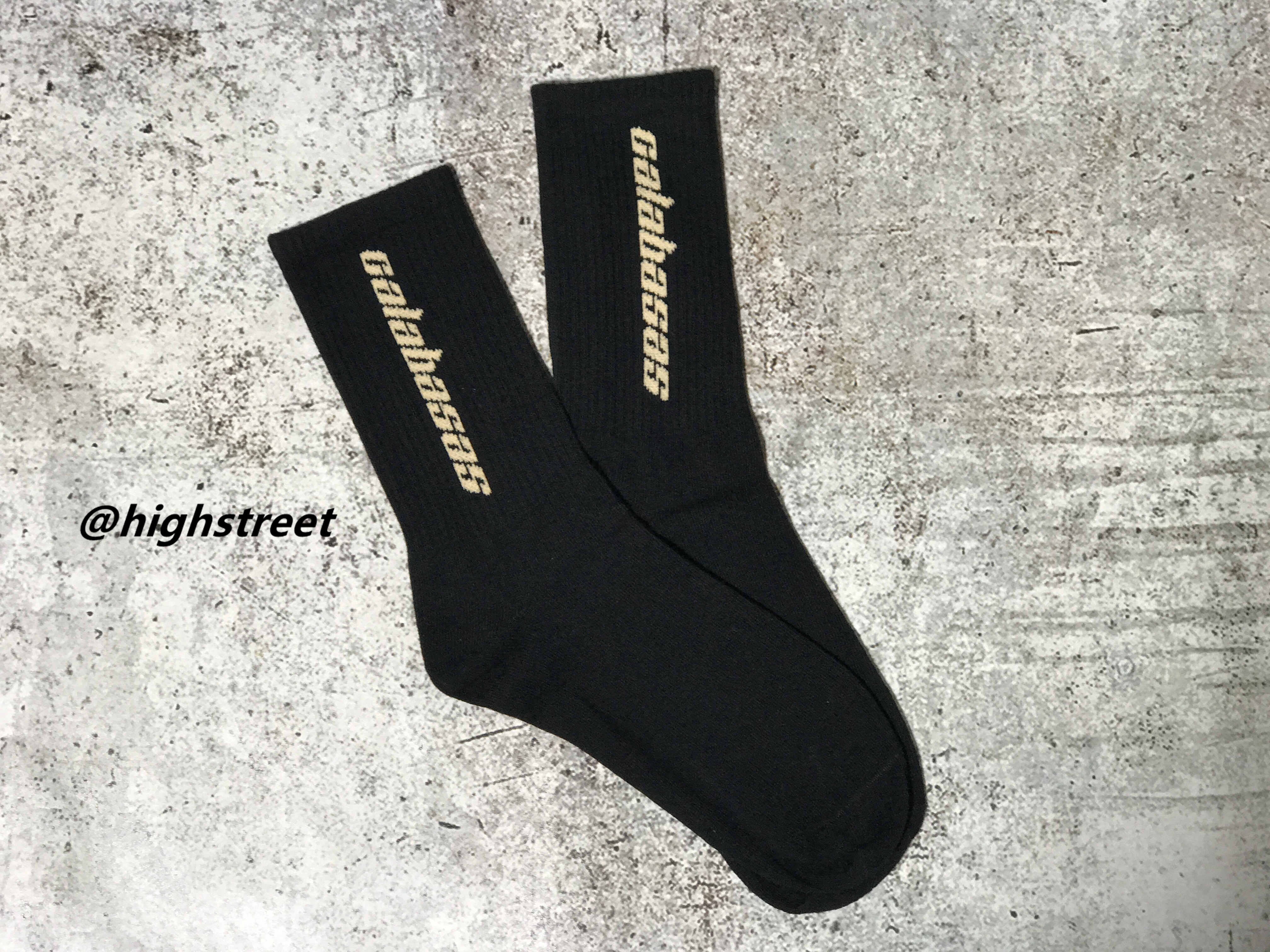 Yeezy Calabasas Socks 1 Pack Black