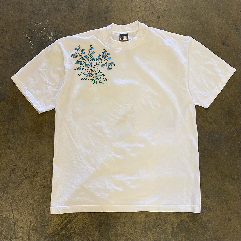 Giant by Tee Jays White Floral T-Shirt