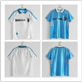 Adidas Olympique Marseille Centenary 1999 Ravanelli 11 Shirt