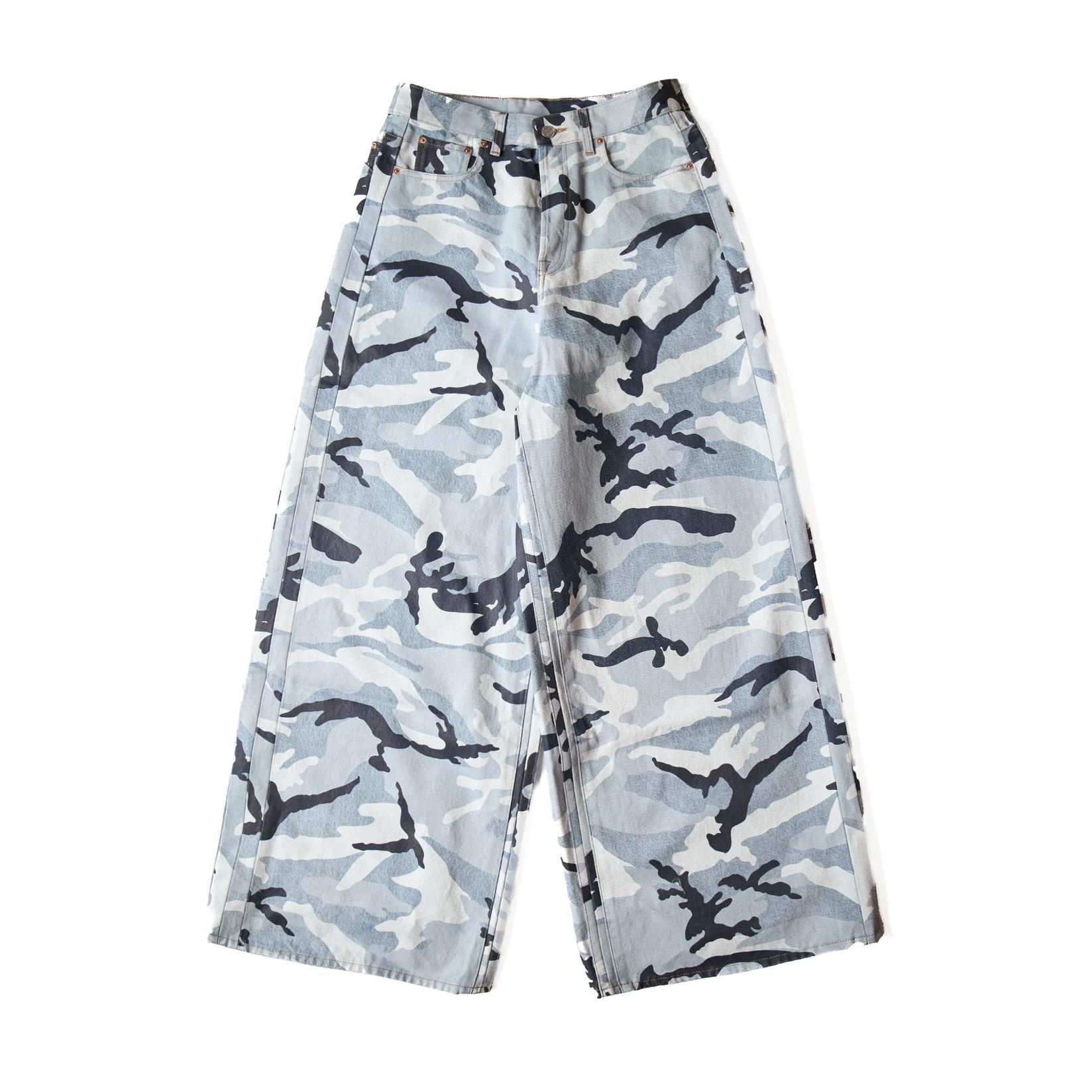 Vetements Camouflage Gris Pants