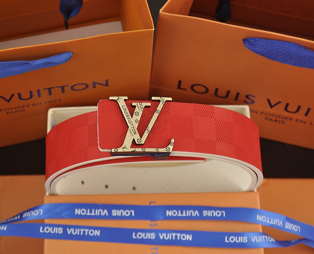 Louis Vuitton Damier Graphite Belt