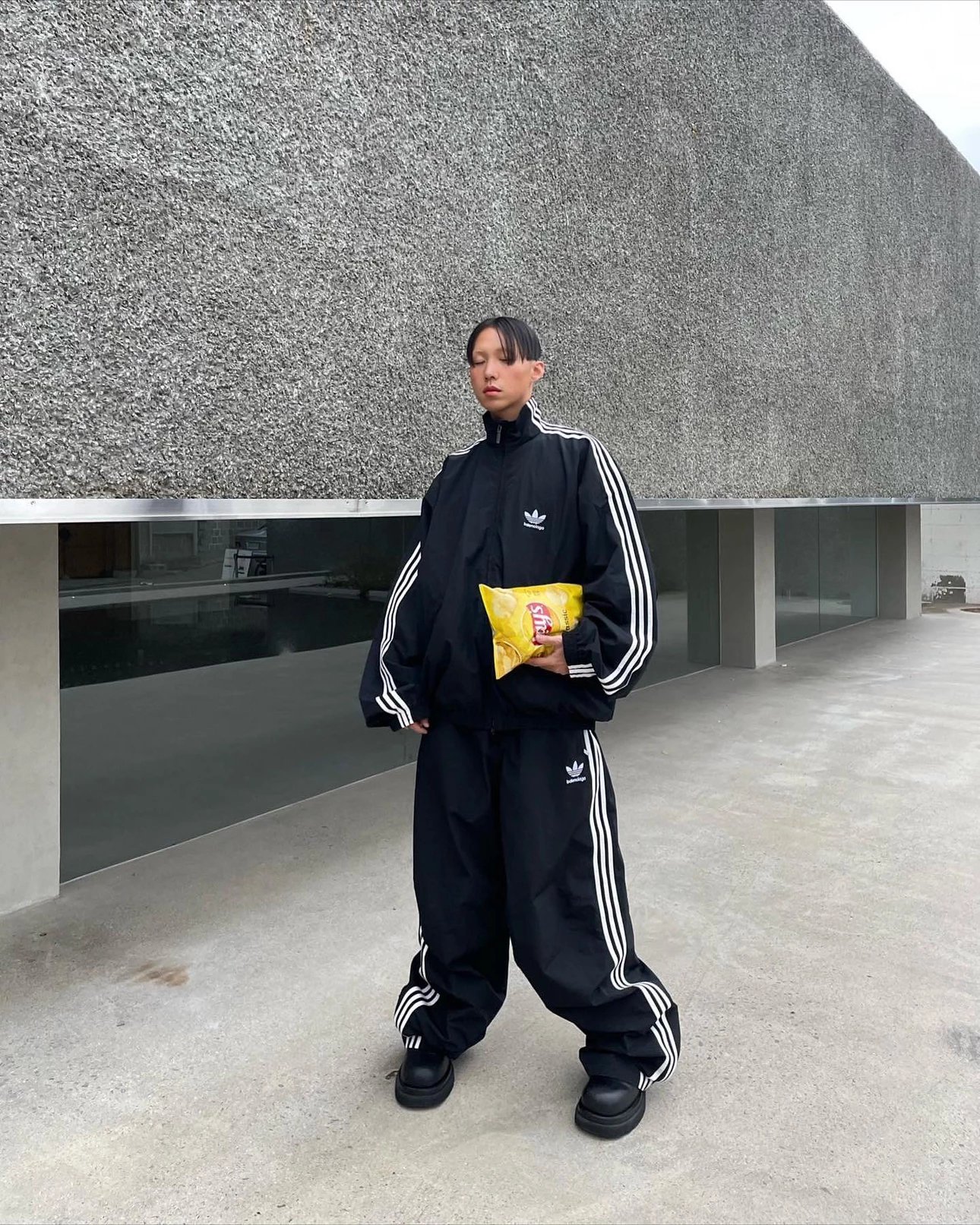 Balenciaga x Adidas Track Jacket Black