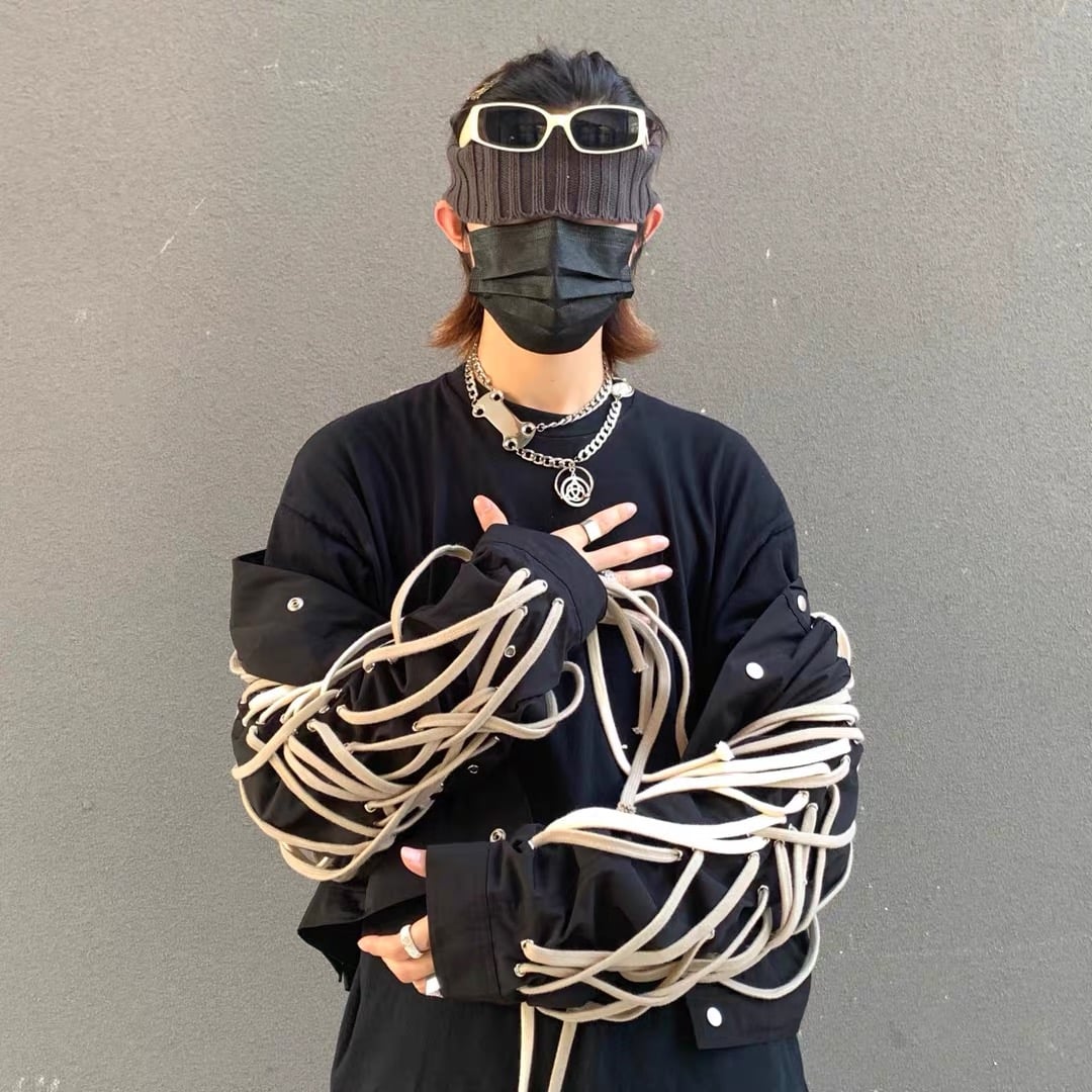 Rick Owens DU23S2380-RIG Black Jacket
