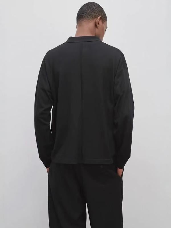 The Row Long Sleeve Polo Shirt Brown