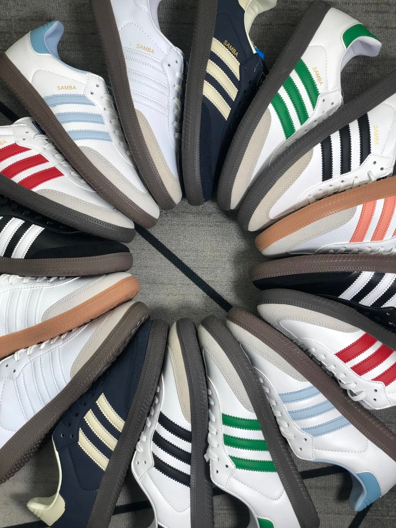 Adidas Samba Sneakers White Light Blue