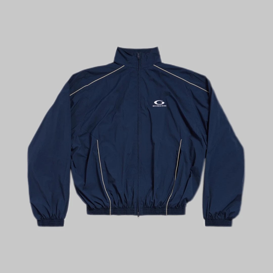 Balenciaga Navy Track Jacket