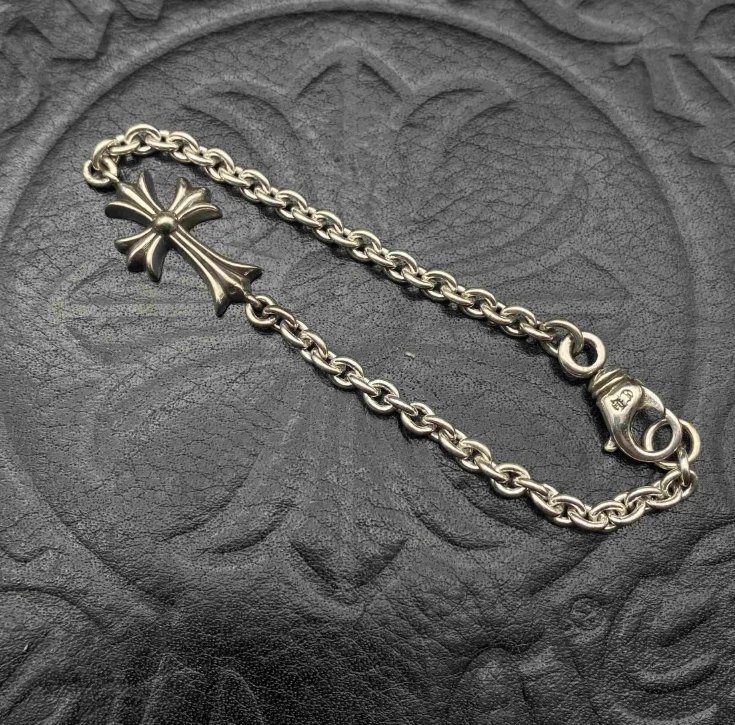 Chrome Hearts Silver Cross Bracelet 2005 2006