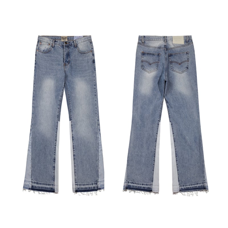 Gallery Dept Light Wash Paint Splatter Flare Jeans