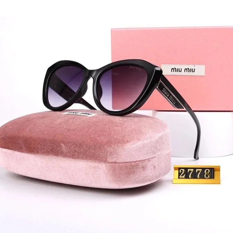 Miu Miu Logo Tortoiseshell Sunglasses