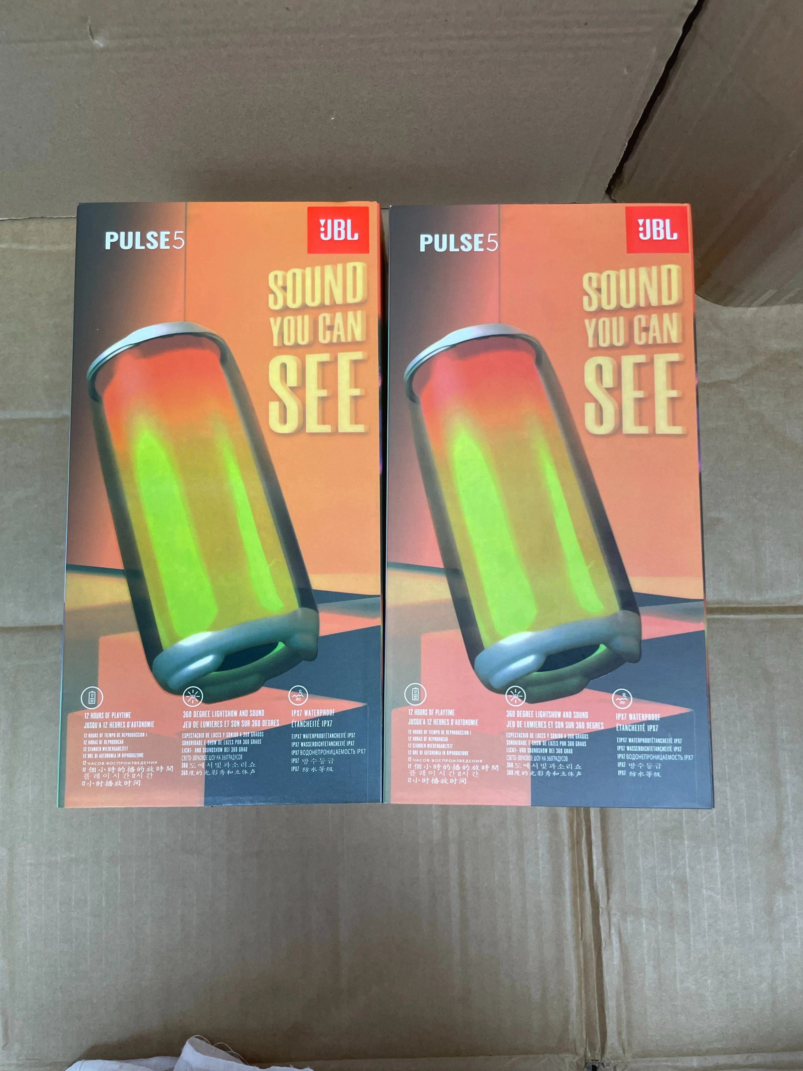 JBL Pulse 5 Portable Bluetooth Speaker Black