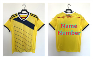 Adidas Colombia 2014 World Cup James 10 Soccer Jersey