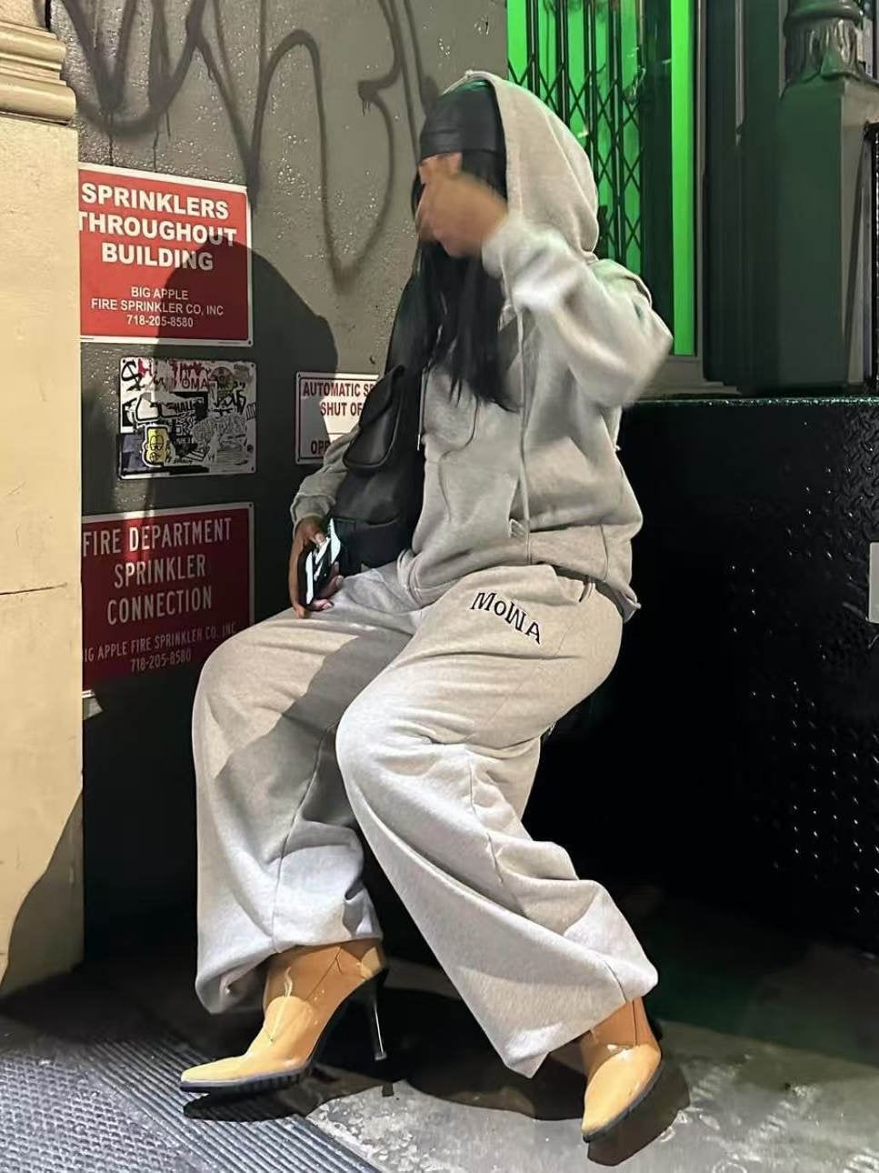 Mawolala Grey Tracksuit Bottoms