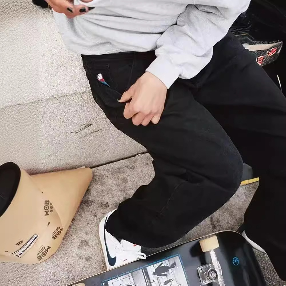 JNCO JEANS Black Snake Flame Jeans