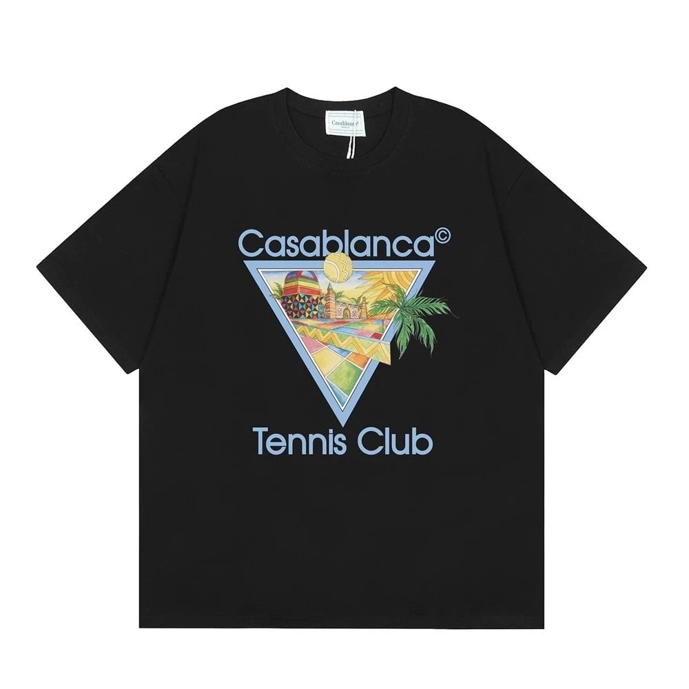Casablanca Tennis Club Pink T-Shirt
