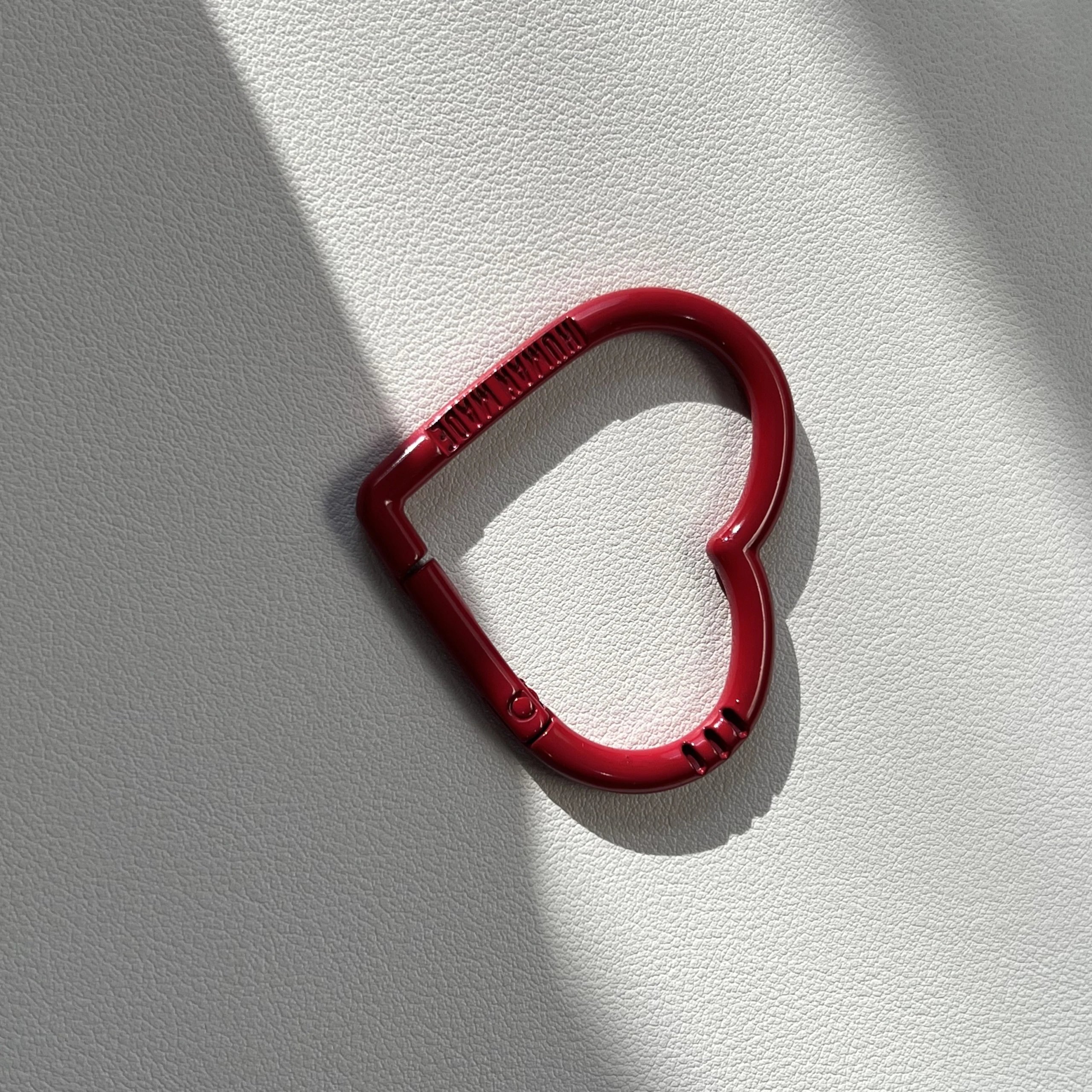 Human Made Heart Carabiner Red