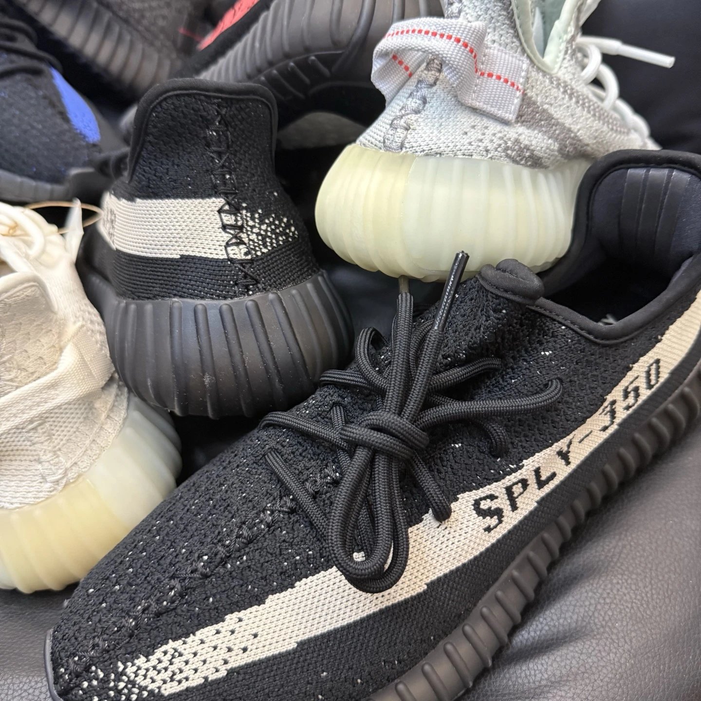 Adidas Yeezy Boost 350 V2 Core Black Red Sneakers
