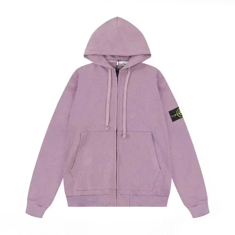 Stone Island Black Zip Hoodie