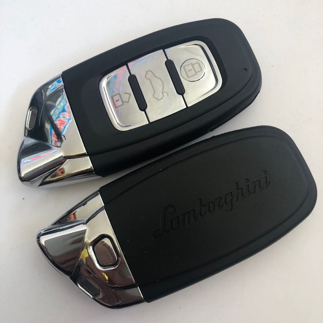 Ferrari Red Key Fob and Keychain