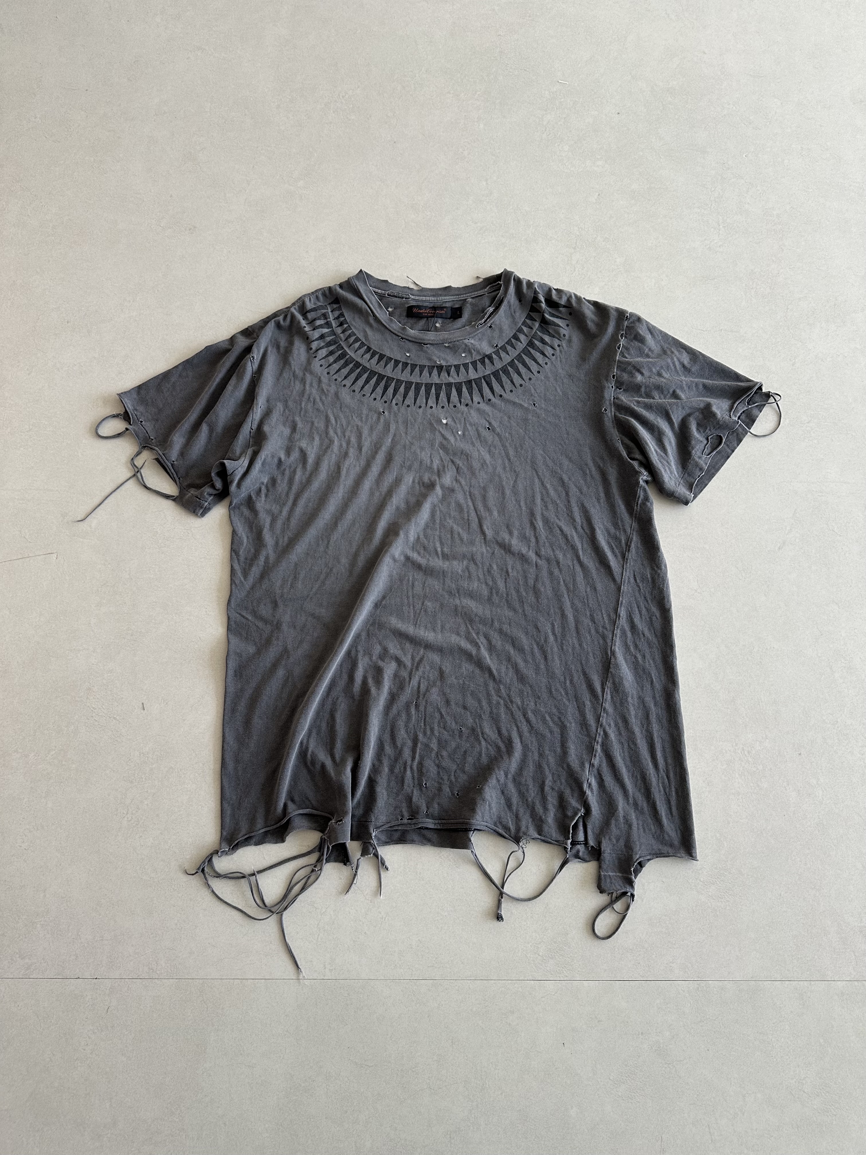 Unknown Grey Distressed T-Shirt