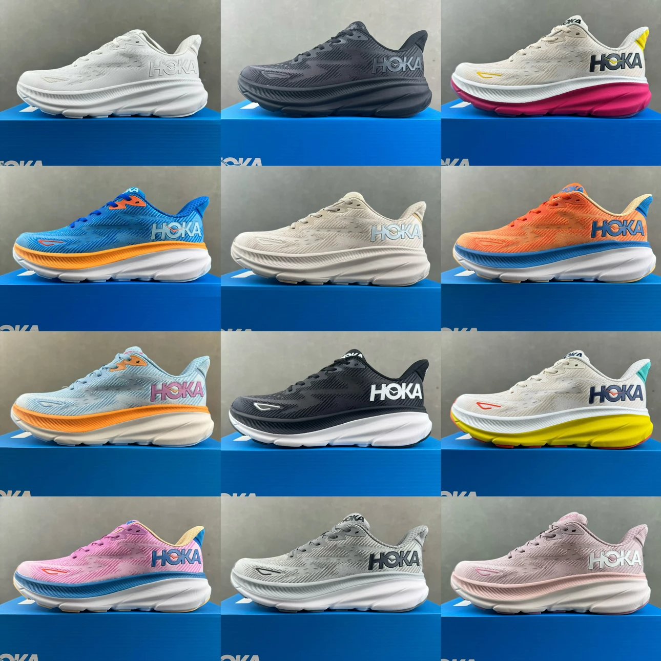 HOKA Clifton 9 Pink Shoes